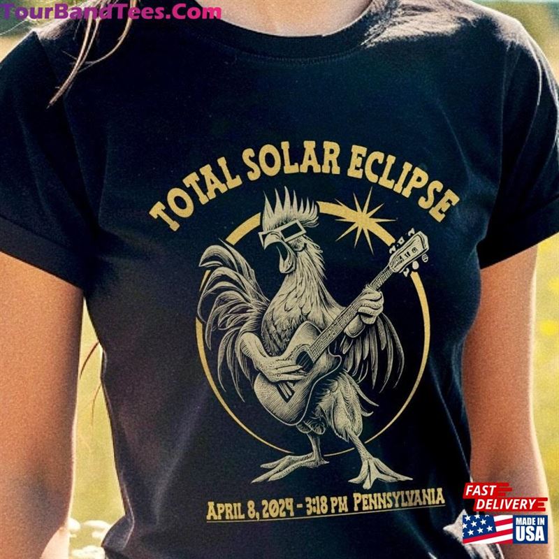 Total Solar Eclipse Pennsylvania T-Shirt April Guitar Rooster Men Sweatshirt 29Uf211812 – Utopia Fashion