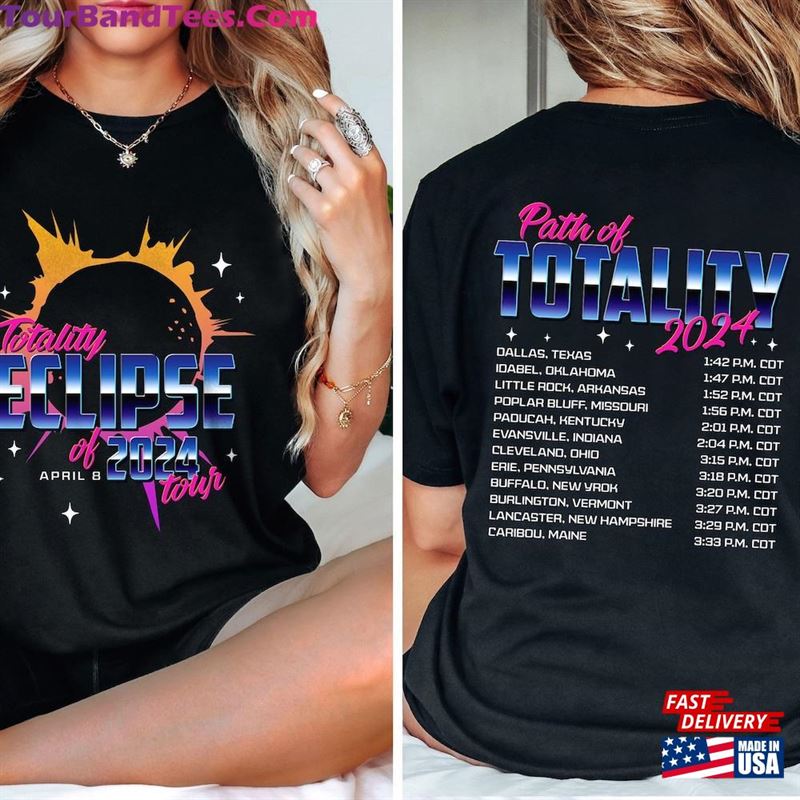 Total Solar Eclipse Shirt Double Sided Hoodie Classic 29Uf201497 – Utopia Fashion