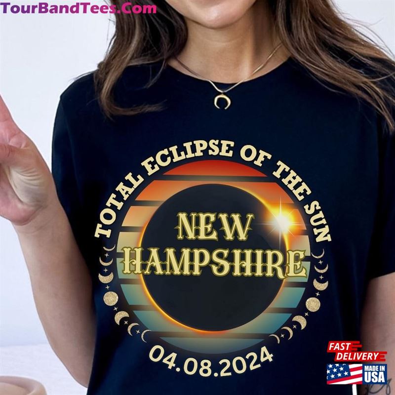 Total Solar Eclipse T-Shirt New Hampshire Of The Sun Unisex Sweatshirt 29Uf193507 – Utopia Fashion