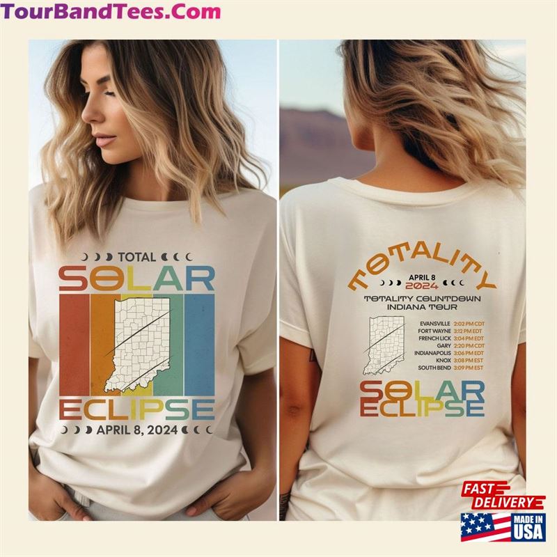 Total Solar Eclipse April Shirt Indiana T-Shirt Group Tee Sweatshirt 29Uf193249 – Utopia Fashion