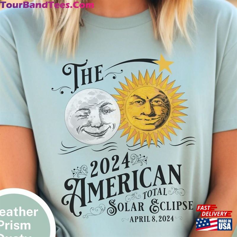 Total Solar Eclipse Funny Shirt April Vintage Style Matching Family Vacation Shirts Unisex Hoodie 29Uf191596 – Utopia Fashion