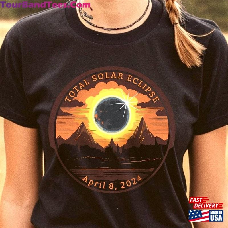 Total Solar Eclipse T-Shirt April Mountain Watcher Men Hoodie 29Uf206373 – Utopia Fashion