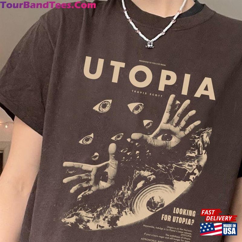 Travis Scott Utopia Music Shirt Classic Unisex 29Uf193146 – Utopia Fashion