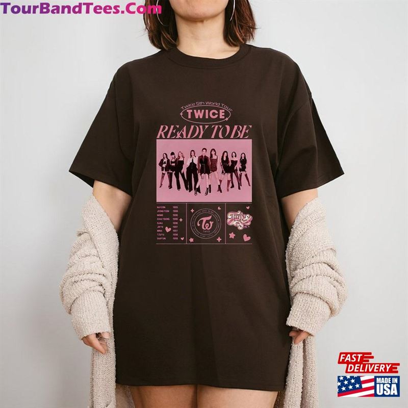 Twice Shirt Ready To Be Kpop Tour Sweatshirts T-Shirt Hoodie Classic 29Uf206742 – Utopia Fashion