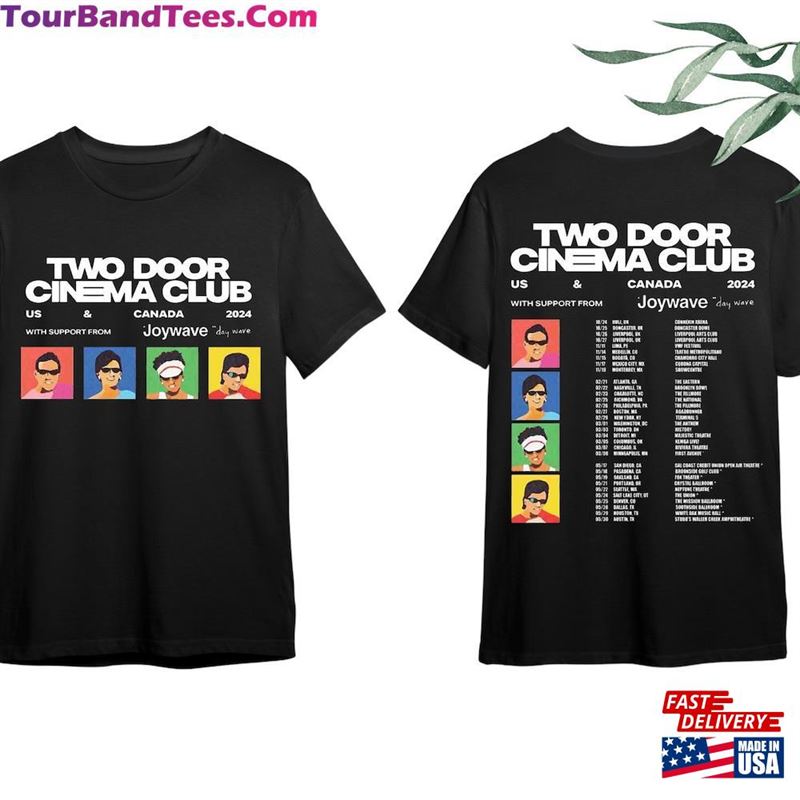 Two Door Cinema Club Tour Shirt Band Fan Unisex T-Shirt 29Uf191506 – Utopia Fashion