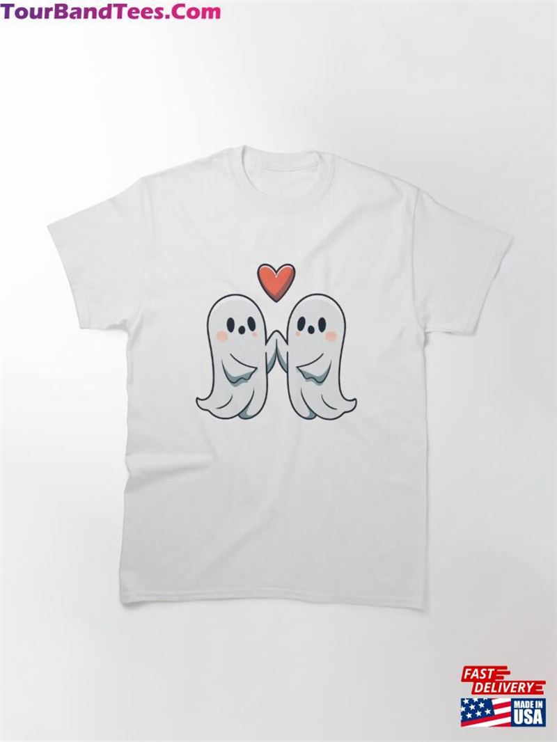 Two Loving Ghosts Classic T-Shirt 29Uf201617 – Utopia Fashion