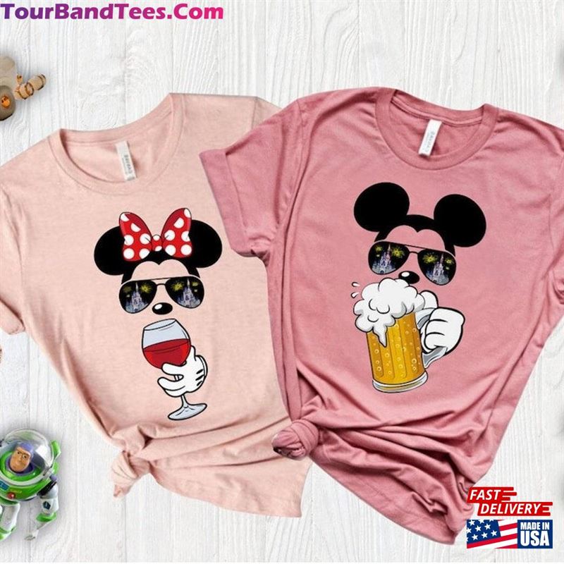 Two Sided Mickey Beer Minnie Wine Comfort Colors Shirt Epcot Drinking Around The World Checklist Hoodie Unisex 29Uf193931 – Utopia Fashion