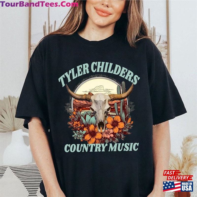 Tyler Childers Country Music T-Shirt Bullhead Sweatshirt Cowboy Shirt Unisex 29Uf193907 – Utopia Fashion