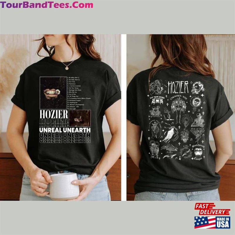 Unreal Unearth Music Hozier Album Side Shirt Tour T-Shirt Classic Hoodie 29Uf201891 – Utopia Fashion