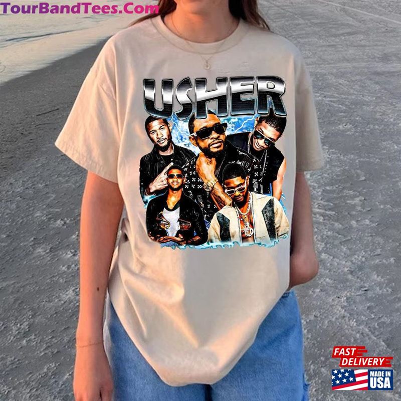 Usher 2000S Artist Super Bowl Halftime Show Graphic Tee Sweatshirt Shirt Hoodie T-Shirt 29Uf201931 – Utopia Fashion