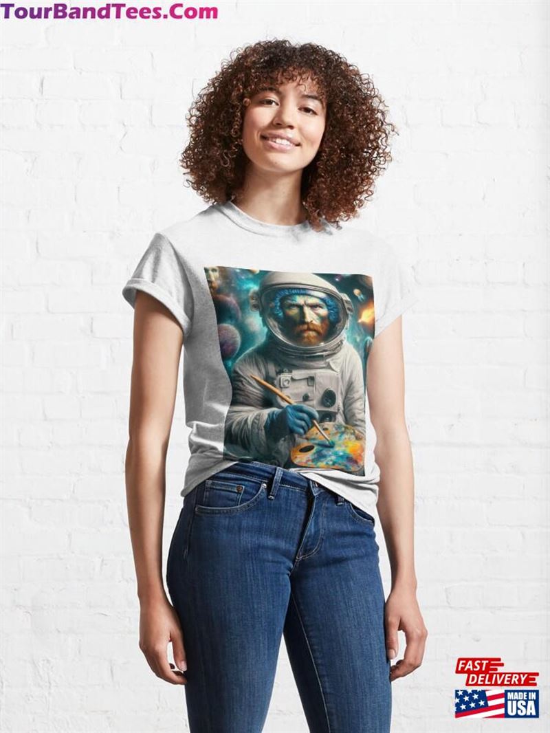 Vincent Van Gogh In Space Classic T-Shirt Hoodie 29Uf192690 – Utopia Fashion