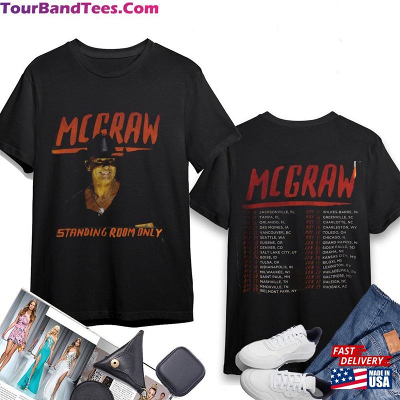 Vintage Tour Standing Room Only Shirt Tim Mcgraw Fan Unisex T-Shirt 29Uf194381 – Utopia Fashion