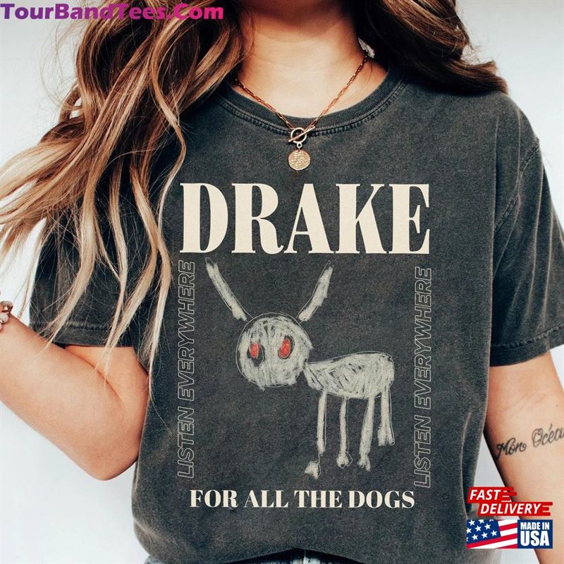 Vintage 90S Dreka For All The Dogs Album T-Shirt Tour Shirt Its A Blur Classic Sweatshirt 29Uf194528 – Utopia Fashion