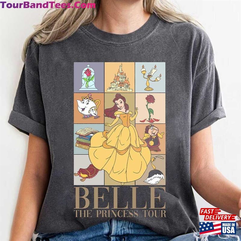 Vintage Belle The Princess Tour Shirt Retro Tale As Old Time Belle’S Book Shop Disney Trip Tee Unisex Hoodie 29Uf206679 – Utopia Fashion