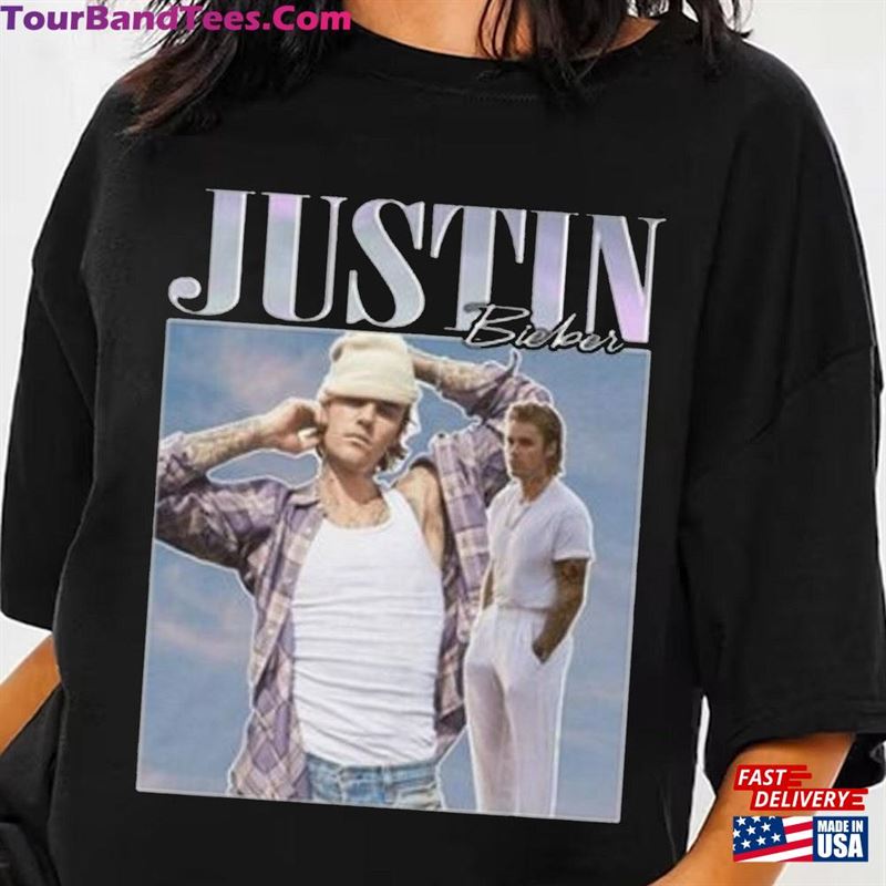 Vintage Bieber Style Shirt Gift For Her Unisex T-Shirt Sweatshirt Justin Hip Hop 90S Retro Graphic Tee Rap Tour Hoodie 29Uf201420 – Utopia Fashion