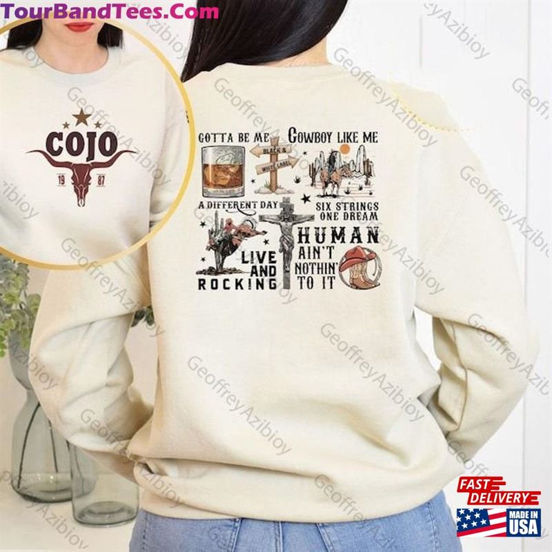 Vintage Cody Johnson 2Side Sweatshirt The Leather Tour Hoodie New Album Merch T-Shirt Unisex 29Uf206851 – Utopia Fashion