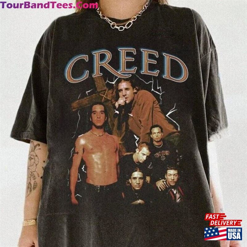 Vintage Creed Tour Unisex T-Shirt Sweatshirt Hoodie The Band Summer Of Shirt Classic 29Uf192183 – Utopia Fashion