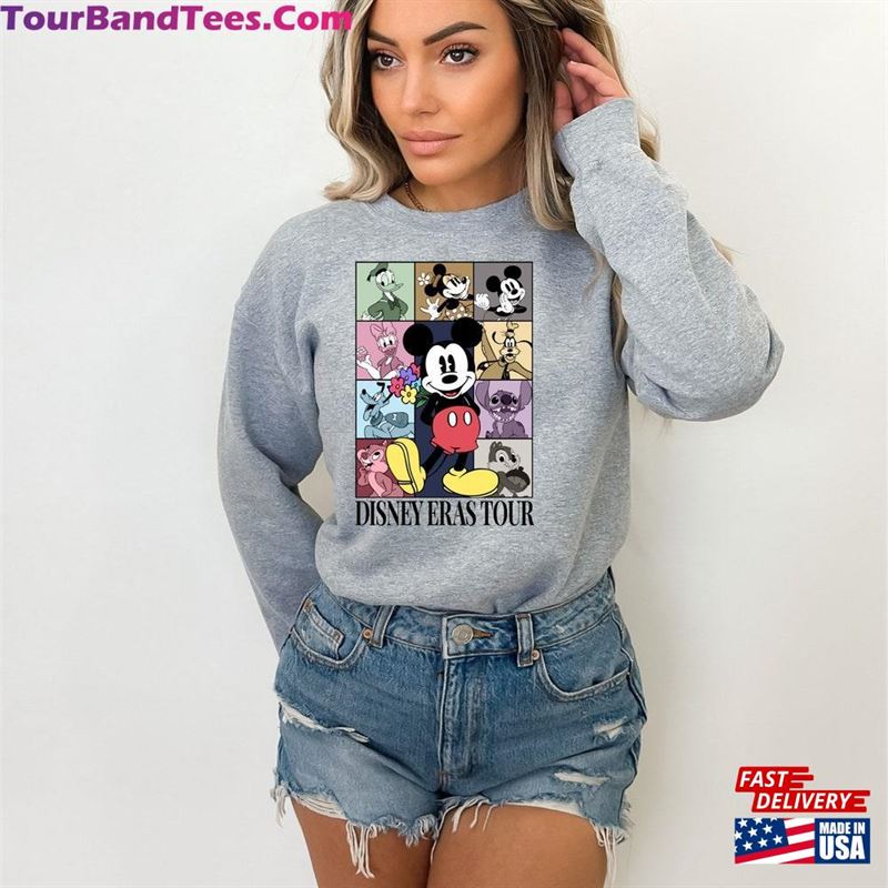 Vintage Disney Eras Tour Shirt Mickey And Friends Retro Walt Disneyworld Sweatshirt Unisex 29Uf206512 – Utopia Fashion