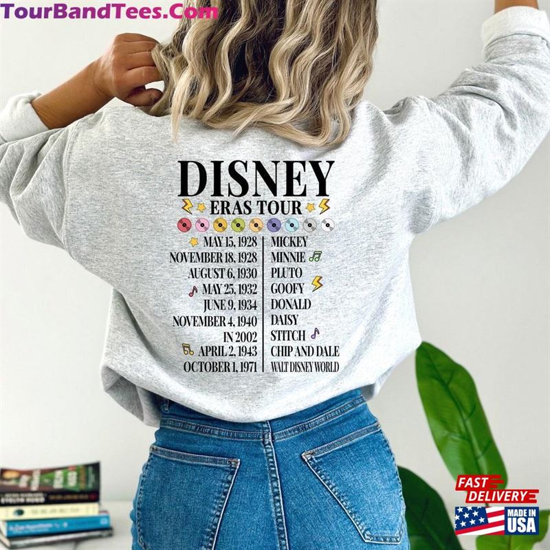 Vintage Disney Eras Tour Shirt Mickey And Friends Retro Walt Disneyworld Sweatshirt Unisex 29Uf206512 – Utopia Fashion