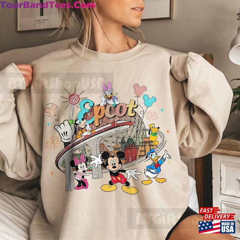 Vintage Epcot Shirt Disney Mickey And Friends Classic T-Shirt 29Uf193757 – Utopia Fashion