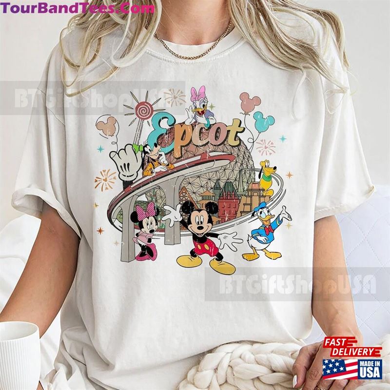 Vintage Epcot Shirt Disney Mickey And Friends Classic T-Shirt 29Uf193757 – Utopia Fashion