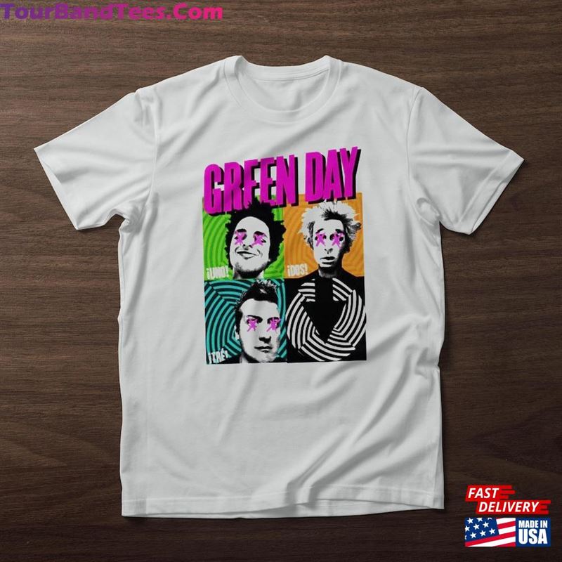 Vintage Green Day Uno Dos Tre T-Shirt The American Dream Is Killing Me Idiot Sweatshirt Hoodie 29Uf194419 – Utopia Fashion