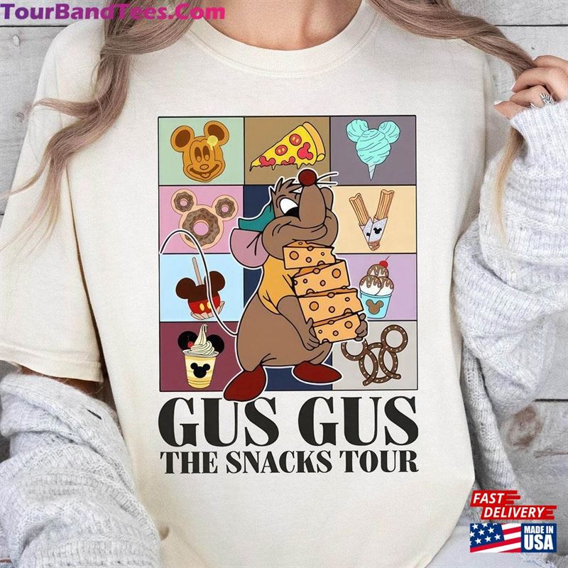 Vintage Gus The Snacks Tour Shirt Lookin’Like A Snack Cinderella Princess Magic Kingdom Epcot T-Shirt Classic 29Uf201886 – Utopia Fashion