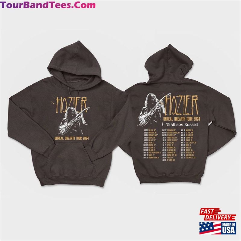 Vintage Hozier Tour Shirt Unreal Unearth Merch Sweatshirt 90S Rap Hoodie Unisex 29Uf193563 – Utopia Fashion