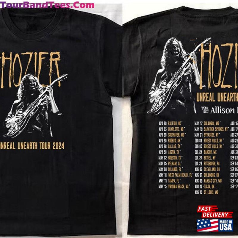 Vintage Hozier Tour Shirt Unreal Unearth Merch Sweatshirt 90S Rap Hoodie Unisex 29Uf193563 – Utopia Fashion