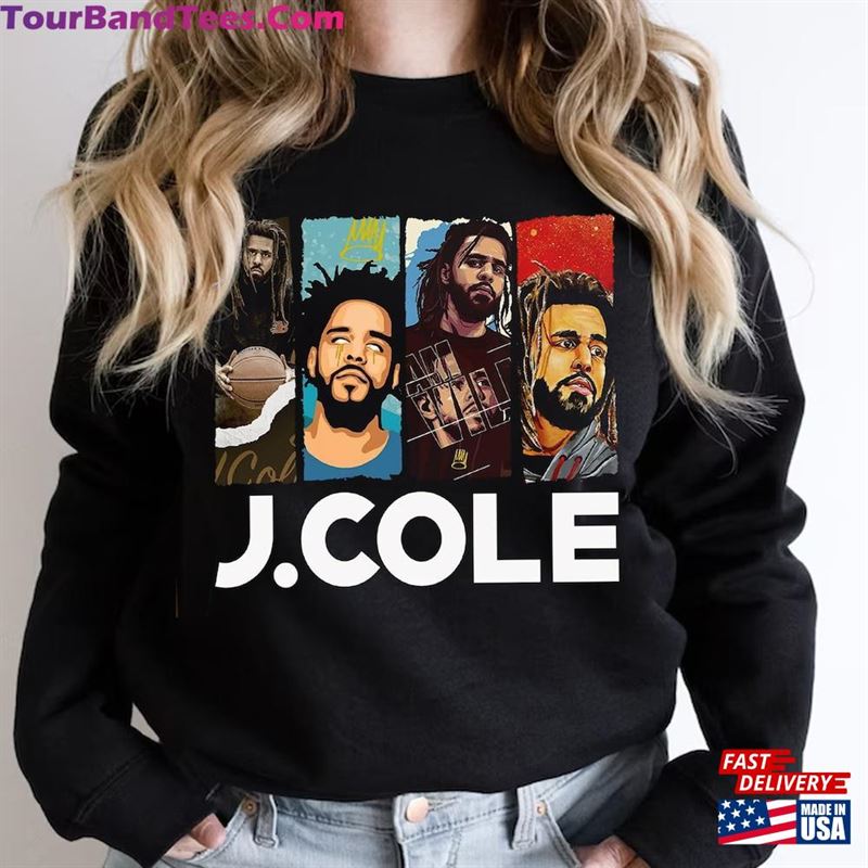 Vintage J Cole Tour Album 90S Rap Music Shirt Rapper Sweatshirt Retro Unisex Classic 29Uf191744 – Utopia Fashion