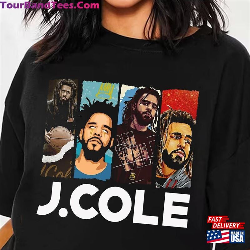 Vintage J Cole Tour Album 90S Rap Music Shirt Rapper Sweatshirt Retro Unisex Classic 29Uf191744 – Utopia Fashion