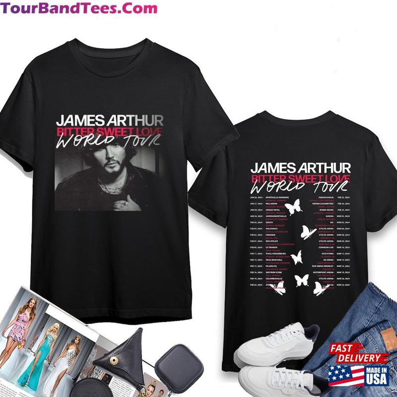 Vintage James Arthur Tour Shirt Merch Fan Gift Sweatshirt T-Shirt 29Uf194048 – Utopia Fashion