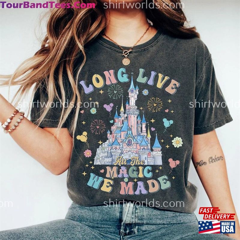 Vintage Long Live All The Magic Shirt Kingdom Disney Castle Sweatshirt Unisex 29Uf201750 – Utopia Fashion