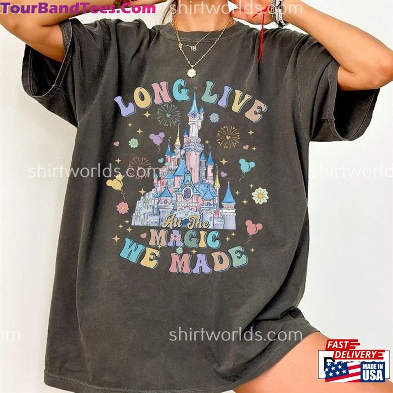 Vintage Long Live All The Magic Shirt Kingdom Disney Castle Sweatshirt Unisex 29Uf201750 – Utopia Fashion