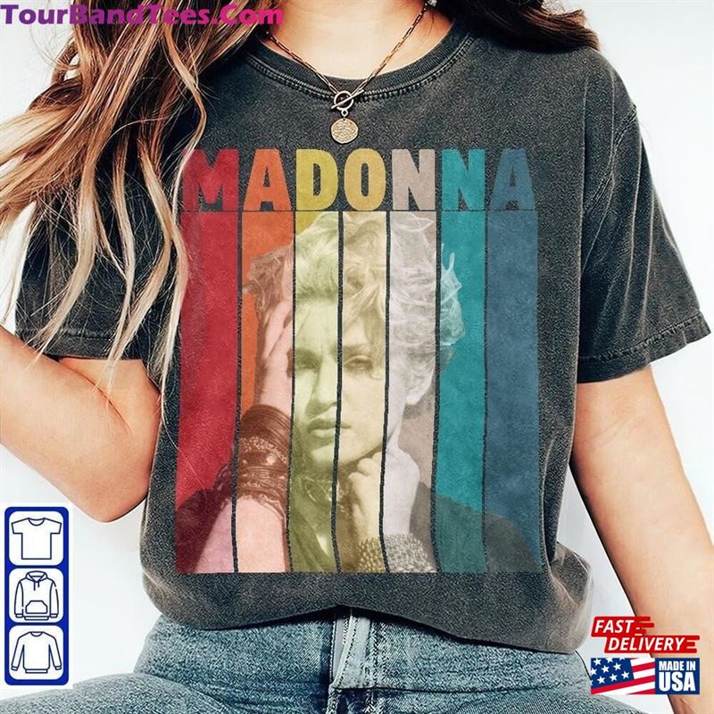 Vintage Madonna Music Shirt T-Shirt Retro Sweatshirt Movie Tour Unisex Classic 29Uf207025 – Utopia Fashion