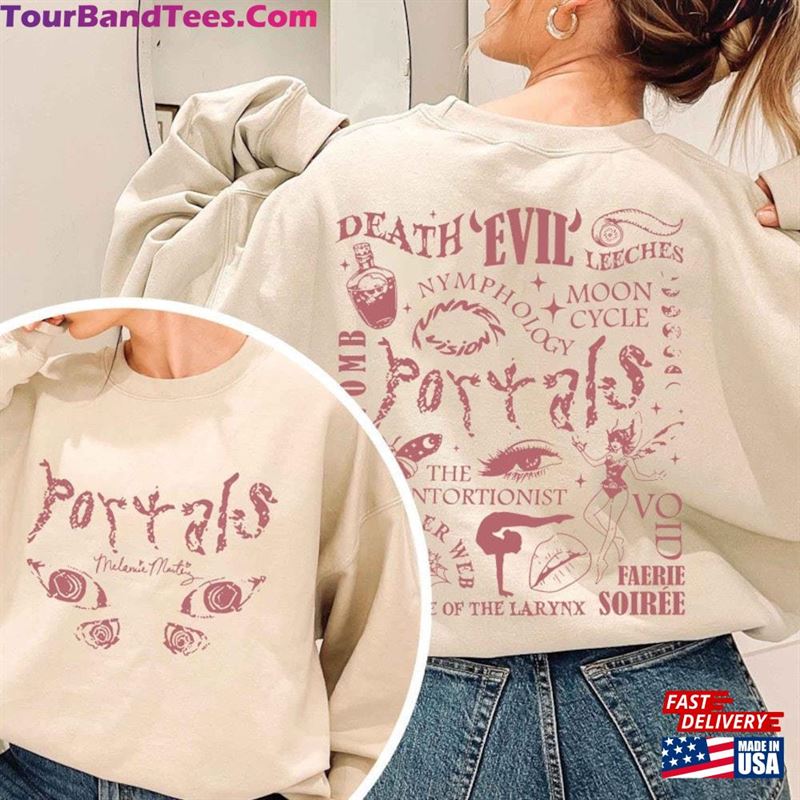 Vintage Music Tracklist Shirt Portals Tour Tee Album Shirts Sweatshirt Classic 29Uf211916 – Utopia Fashion