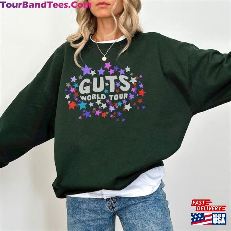 Vintage Olivia Rodrigo Guts Tour Shirt Merch Sweatshirt Unisex 29Uf192909 – Utopia Fashion