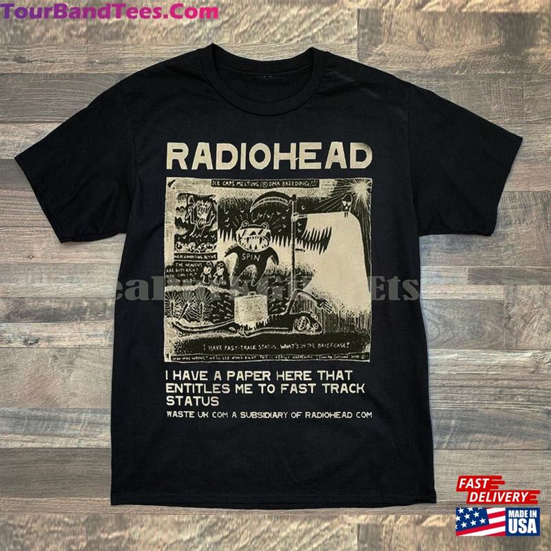 Vintage Radiohead Shirt Retro Concert T For Men Sweatshirt Hoodie 29Uf192867 – Utopia Fashion