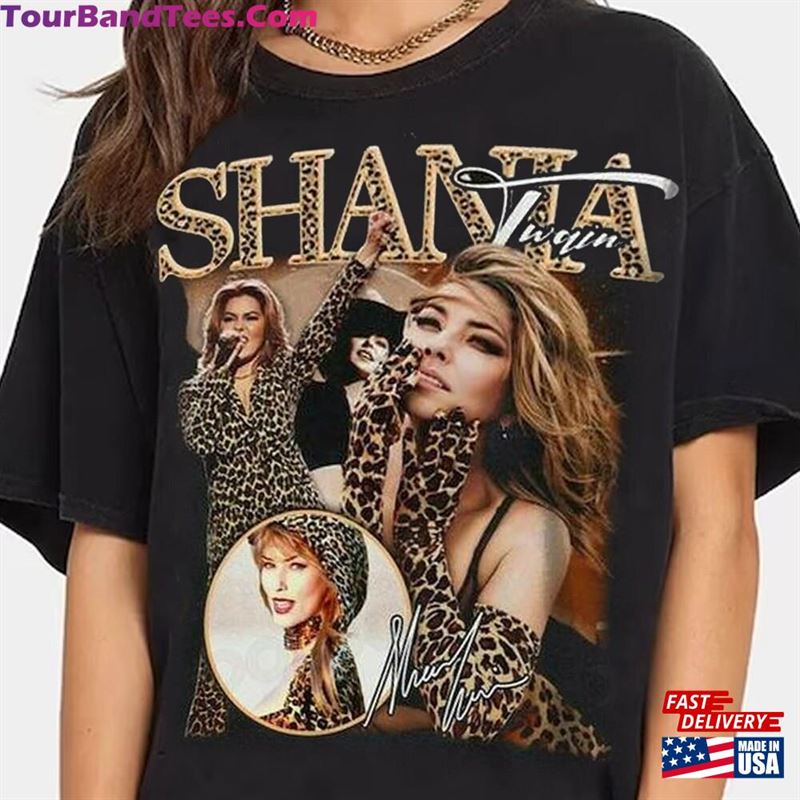 Vintage Shania Twain Shirt Retro Tour Fan Gift T-Shirt Unisex 29Uf194218 – Utopia Fashion