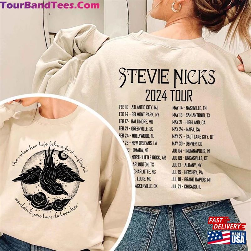 Vintage Stevie Nicks Tour Shirt Fan Gifts Concert Merch Classic Hoodie 29Uf194803 – Utopia Fashion