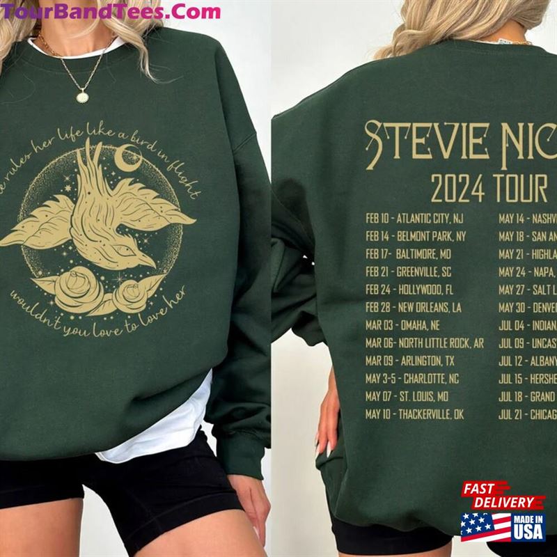 Vintage Stevie Nicks Tour Shirt Fan Gifts Concert Merch Classic Hoodie 29Uf194803 – Utopia Fashion