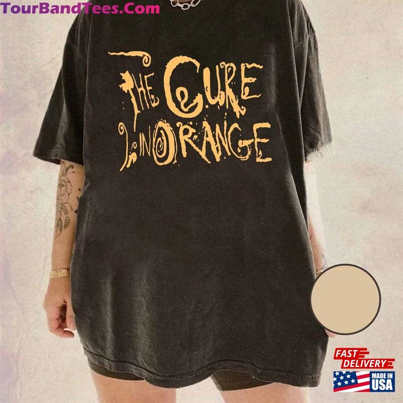 Vintage The Cure Shirt In Radiant Orange Rare Original Concert Tour Collectible Hoodie T-Shirt 29Uf206735 – Utopia Fashion