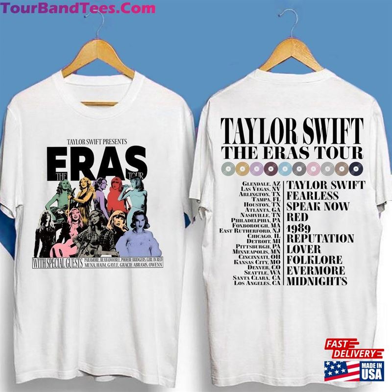 Vintage The Eras Tour Shirt Side Taylor’S Version T-Shirt Sweatshirt Unisex 29Uf194588 – Utopia Fashion