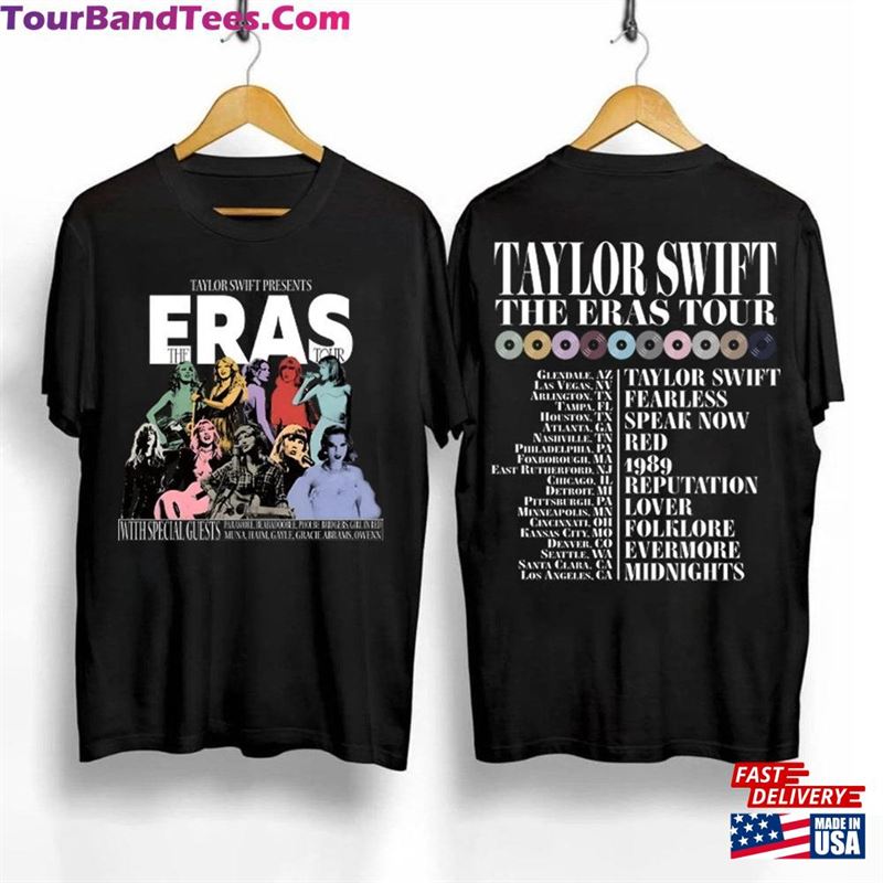 Vintage The Eras Tour Shirt Side Taylor’S Version T-Shirt Sweatshirt Unisex 29Uf194588 – Utopia Fashion