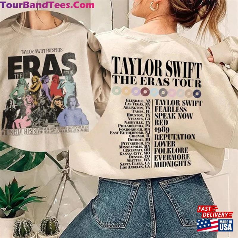 Vintage The Eras Tour Shirt Side Taylor’S Version T-Shirt Sweatshirt Unisex 29Uf194588 – Utopia Fashion