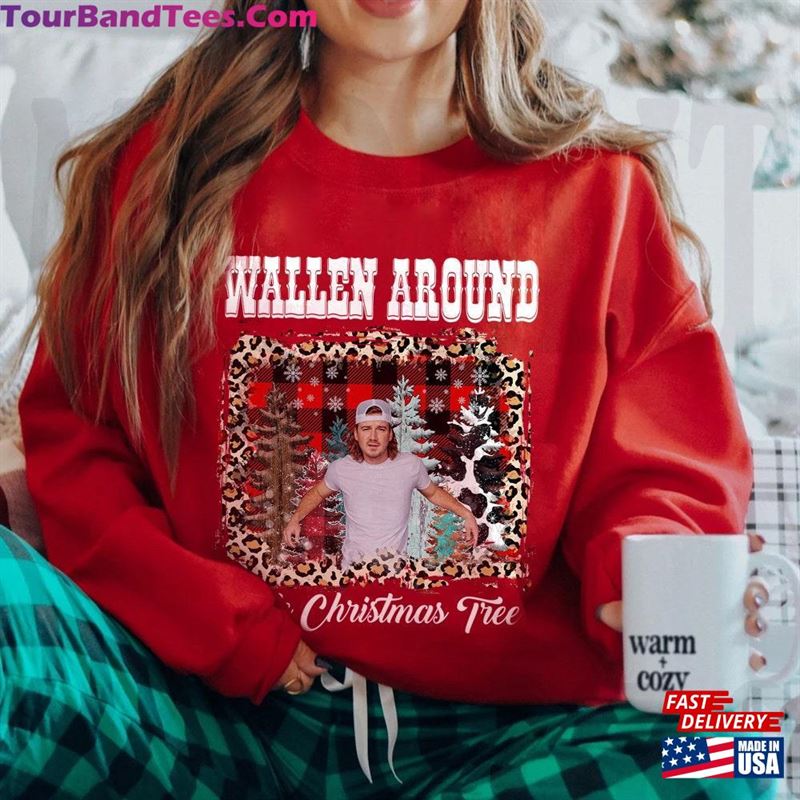 Wallen Around The Christmas Tree Sweatshirt Morgan Ugly Hoodie Unisex 29Uf193169 – Utopia Fashion