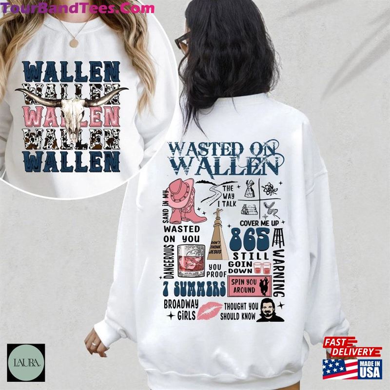 Wallen World Tour One Night At A Time Western Shirt Sweatshirt Country Concert Hoodie Classic 29Uf206471 – Utopia Fashion