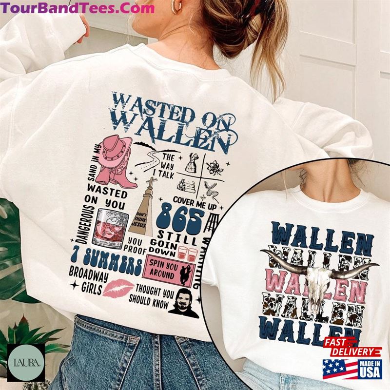 Wallen World Tour One Night At A Time Western Shirt Sweatshirt Country Concert Hoodie Classic 29Uf206471 – Utopia Fashion