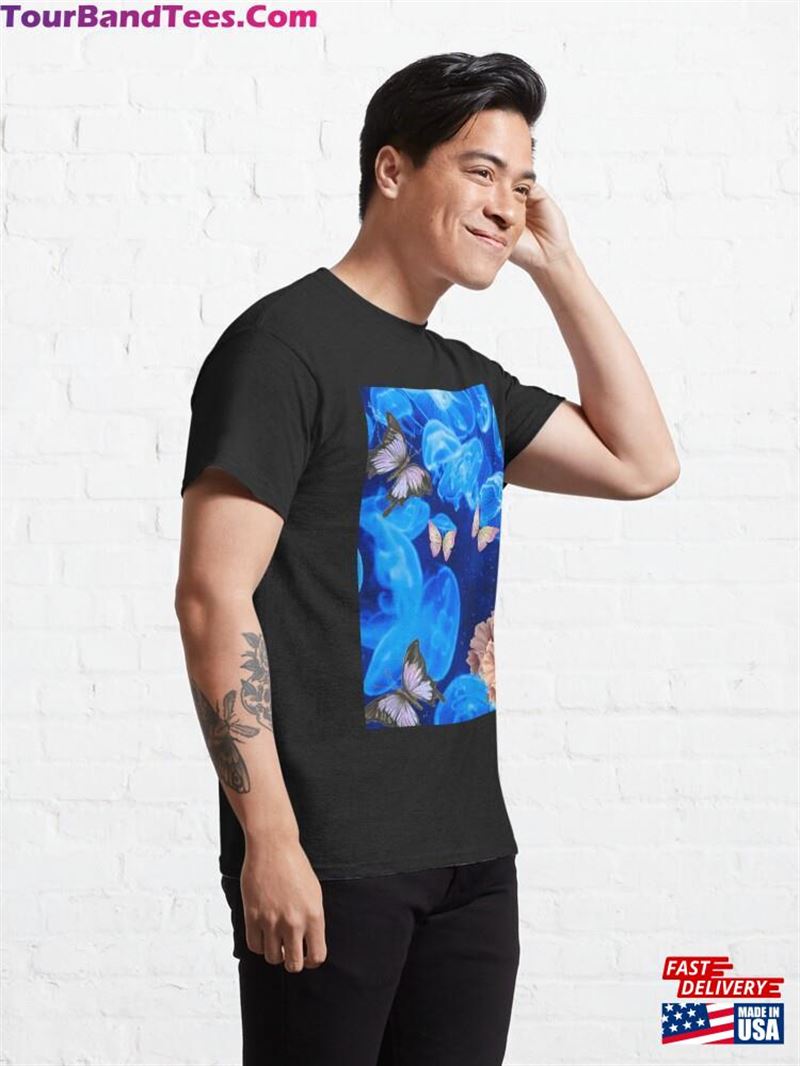 Water Butterflies Beautifying The Bottom Of Sea Classic T-Shirt Unisex Sweatshirt 29Uf194847 – Utopia Fashion