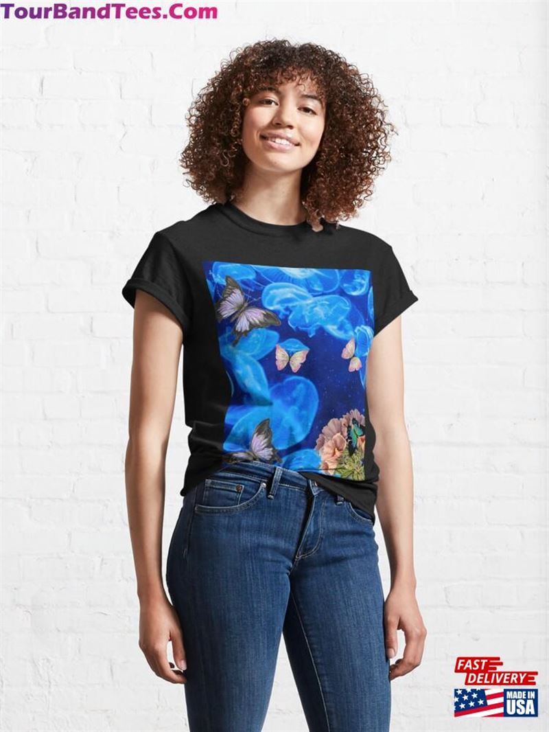 Water Butterflies Beautifying The Bottom Of Sea Classic T-Shirt Unisex Sweatshirt 29Uf194847 – Utopia Fashion